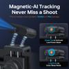ZHIYUN Smooth 5S AI PRO Gimbal 3-Axis Handheld Stabilizer All in One Design for Mirrorless Cameras with Sony A6600,A6100,Fujifilm,Canon M50,M5,for Gopro Hero10/9/8/7, iPhone 13/12 Max view 3