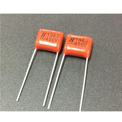10pcs CBB Capacitor 104 400V 104J 0.1uF 100nF P10 CL21 Metallized Polypropylene Film Capacitor
