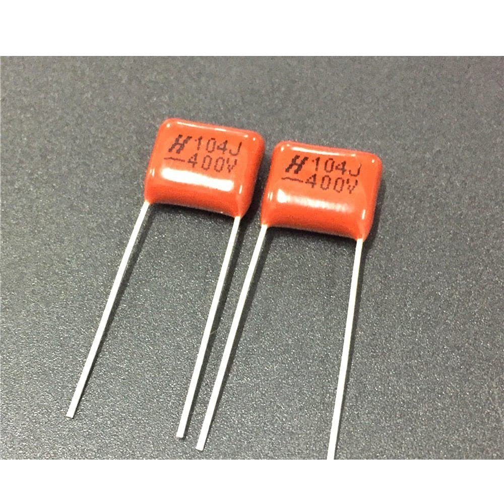 10pcs CBB Capacitor 104 400V 104J 0.1uF 100nF P10 CL21 Metallized Polypropylene Film Capacitor