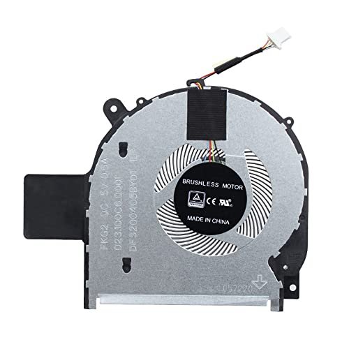 Laptop CPU Fan for HP 15-CR0017NR 15-CR0035NR 15-CR0037WM 15-CR0051CL 15-CR0051OD 15-CR0053WM 15-CR0055OD 15-CR0056WM 15-CR0062ST DC5V 0.5A