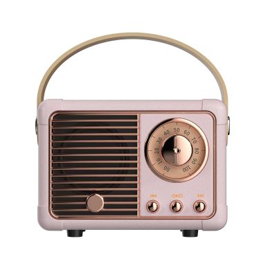 Dosmix Retro Bluetooth Speaker, Vintage Decor, Small Wireless Bluetooth Speaker, Cute Old Fashion Style for Kitchen Desk Bedroom Office Outdoor,Birthday Gifts Ideas for Women Teenage