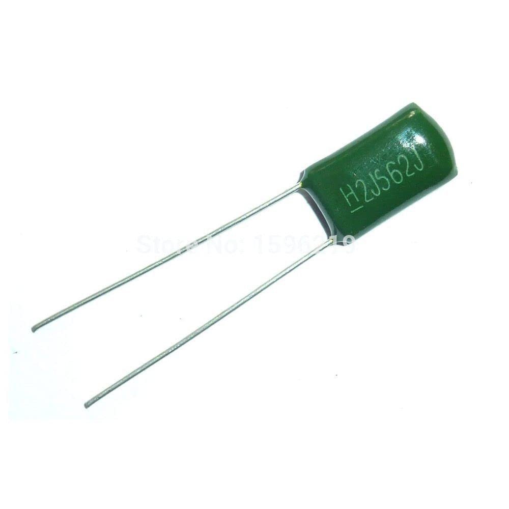 10pcs Mylar Film Capacitor 630V 2J562J 5600pF 5.6nF 2J562 5% Polyester Film Capacitor