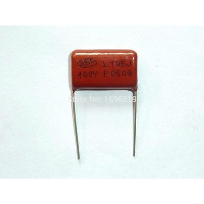 100pcs CBB Capacitor 105 400V 105J 1uF 1000nF P20 CL21 Metallized Polypropylene Film Capacitor