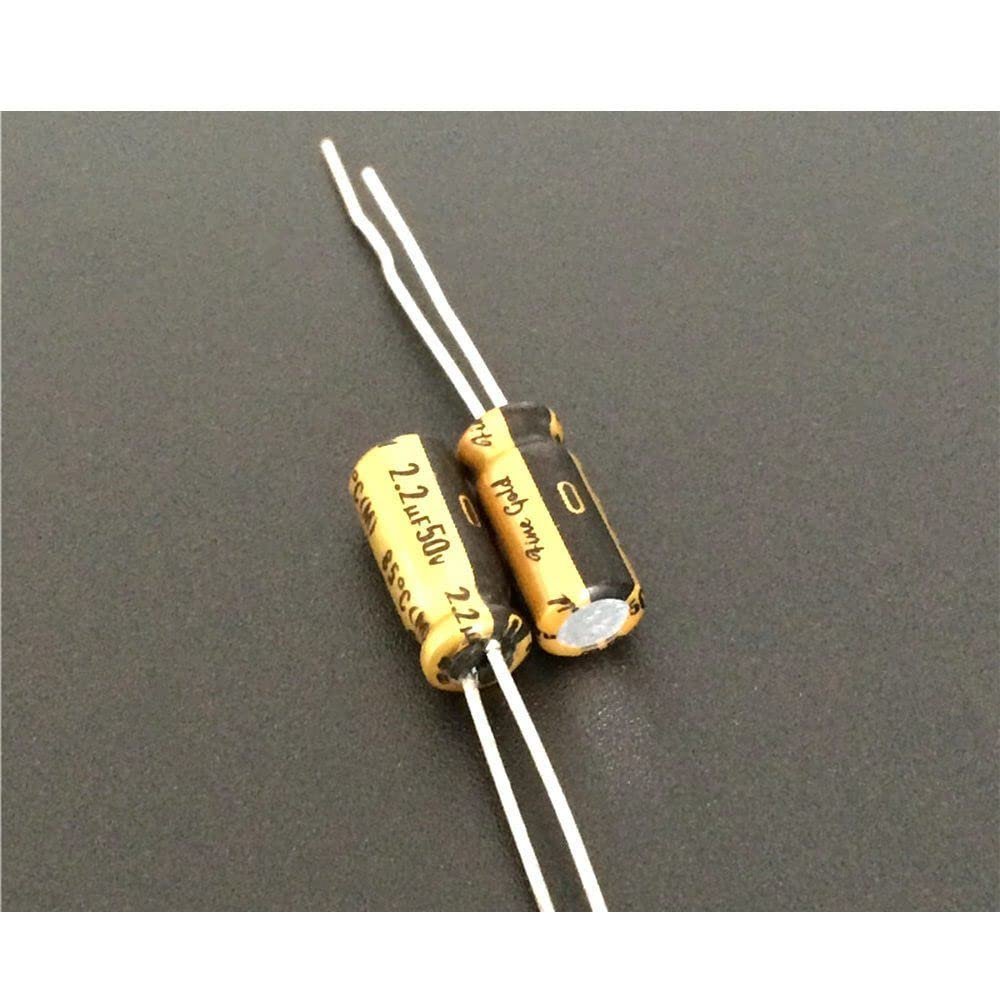 10pcs 2.2uF 50V FG(Fine Gold) 5x11mm 50V2.2uF Top Grade Audio Capacitor