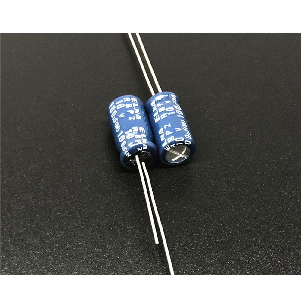 10pcs 100uF 10V Japan R2B Series 6.3x11mm 10V100uF RBP2 Bipolar Audio Capacitor