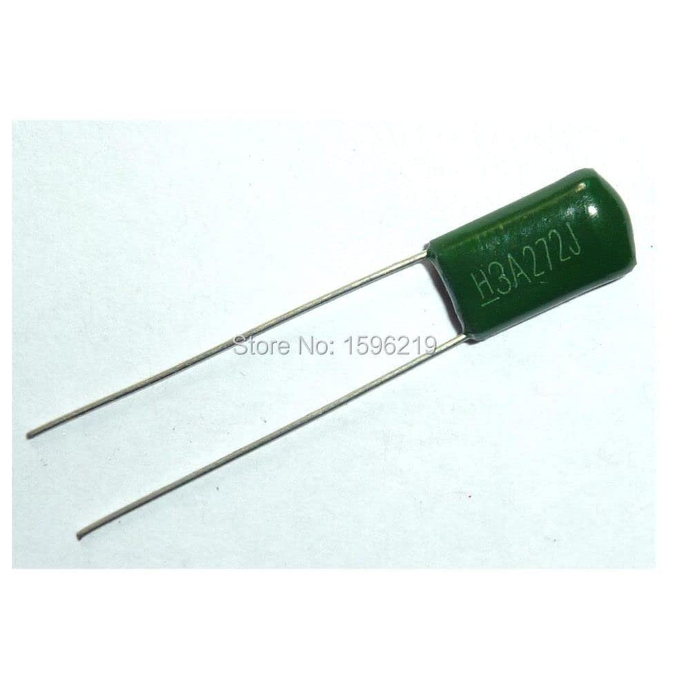 100pcs Mylar Film Capacitor 1000V 3A272J 2700pF 2.7nF 3A272 5% 1KV Polyester Film Capacitor