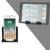 Cosmos 2 Pcs Wall Mount Phone Holder, Smartphone Charging Stand Wall Rack, Bedside Organizer Storage Bracket Compatible with Most Phones and Mini Tablets for Home Office Bedroom Living Room, Black view 3