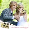 12 Pack Disposable Camera Bulk for Wedding 34 mm Single Use Film Camera with Flash for Wedding Receptions Baby Shower Anniversary Gathering Travel Camp Party Supply(Yellow Rose) view 2