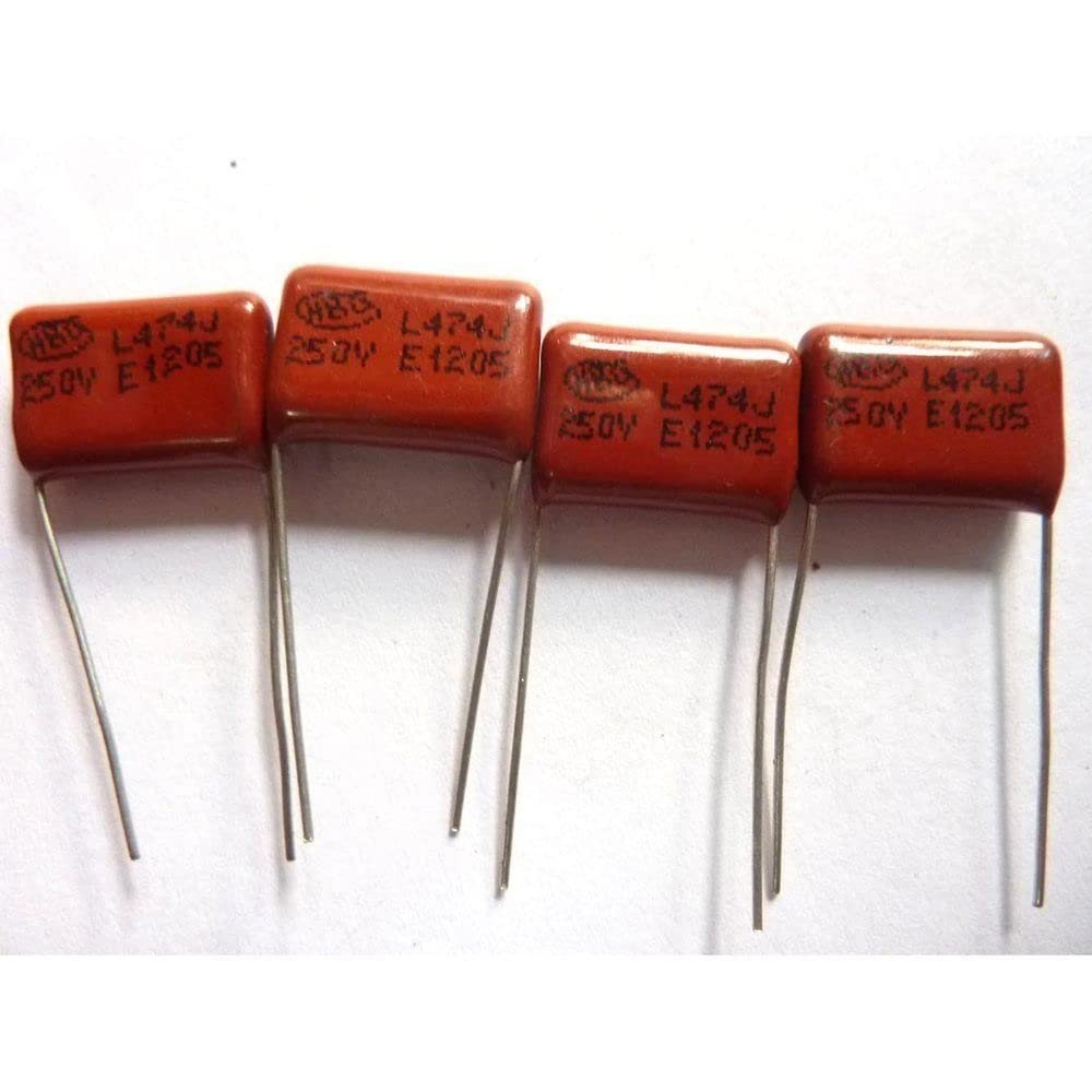 100pcs CBB 474 250V 474J CL21 0.47uF 470nF P15 Metallized Polypropylene Film Capacitor