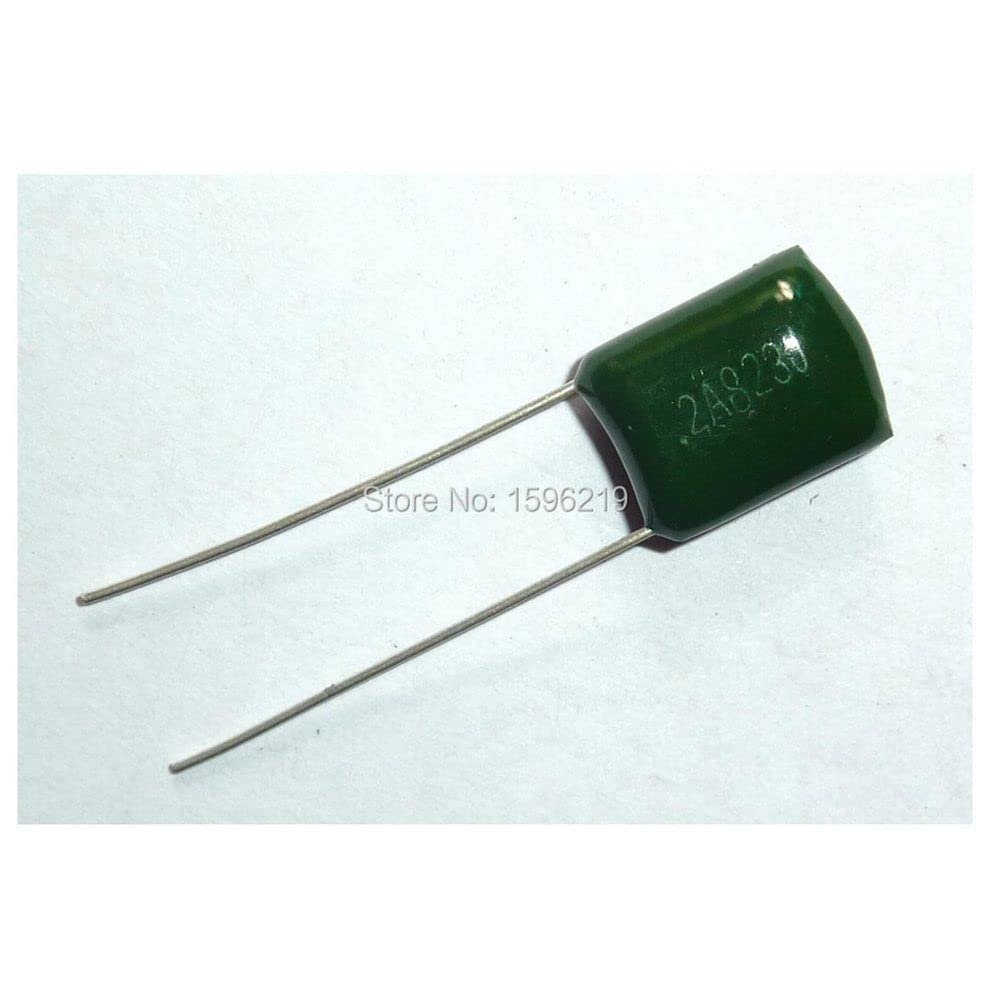 1000pcs Mylar Film Capacitor 100V 2A823J 0.082uF 82nF 2A823 5% Polyester Film Capacitor