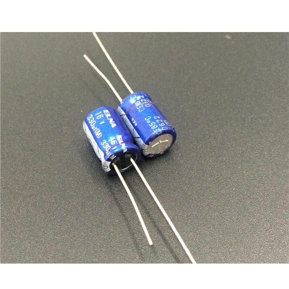 10pcs 330uF 16V Japan RE3 Series 8x11.5mm 16V330uF Audio Capacitor
