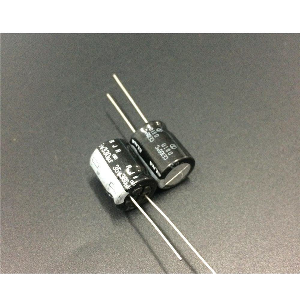 10pcs 330uF 35V RJH Series 12x16mm Extra Low Impedance 35V330uF Audio Capacitor