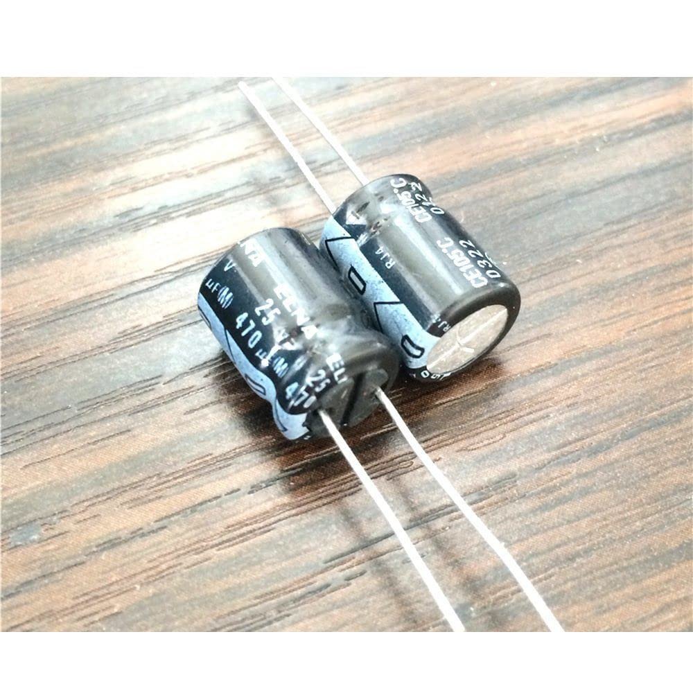 100pcs 470uF 25V Japan RJ4 Series 10x12.5mm 25V470uF Audio Capacitor