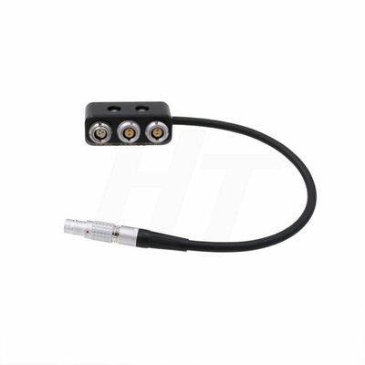HangTon Power Splitter Cable Box 0B 3 Pin Male to 2 x 0B 2-pin 1 x Fischer RS 3 Pin Female