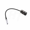 HangTon Power Splitter Cable Box 0B 3 Pin Male to 2 x 0B 2-pin 1 x Fischer RS 3 Pin Female view 2