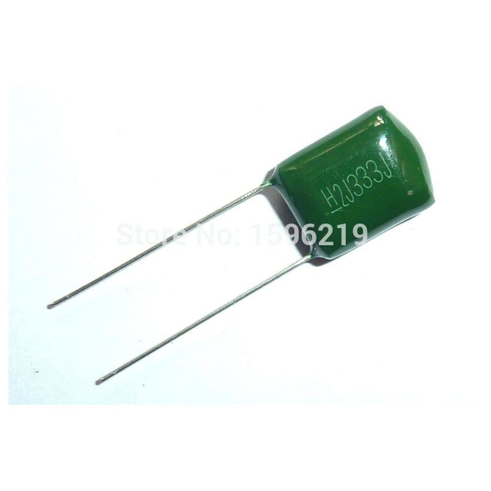 10pcs Mylar Film Capacitor 630V 2J333J 0.033uF 33nF 2J333 5% Polyester Film Capacitor