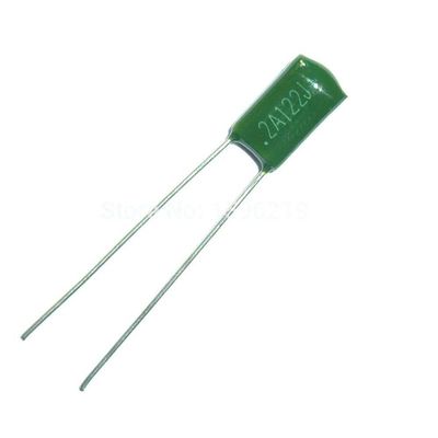10pcs Mylar Film Capacitor 100V 2A122J 1200pF 1.2nF 2A122 5% Polyester Film Capacitor