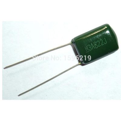 10cs Mylar Film Capacitor 1000V 3A822J 8200pF 8.2nF 3A822 5% 1KV Polyester Film Capacitor