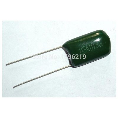 10pcs Mylar Film Capacitor 1000V 3A103J 0.01uF 10nF 3A103 5% Polyester Film Capacitor