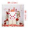 Kate Valentines Photography Backdrops Sweet Heart Backdrop Valentine Party Decorations for Children, Home, 8x8ft view 2