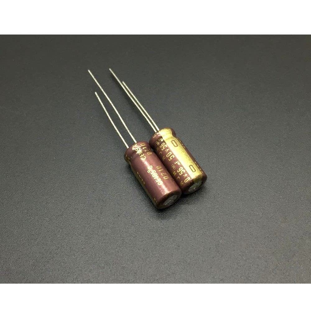 100pcs 56uF 50V RJH Series 6.3x15mm Extra Low Impedance 50V56uF Audio Grade Capacitor