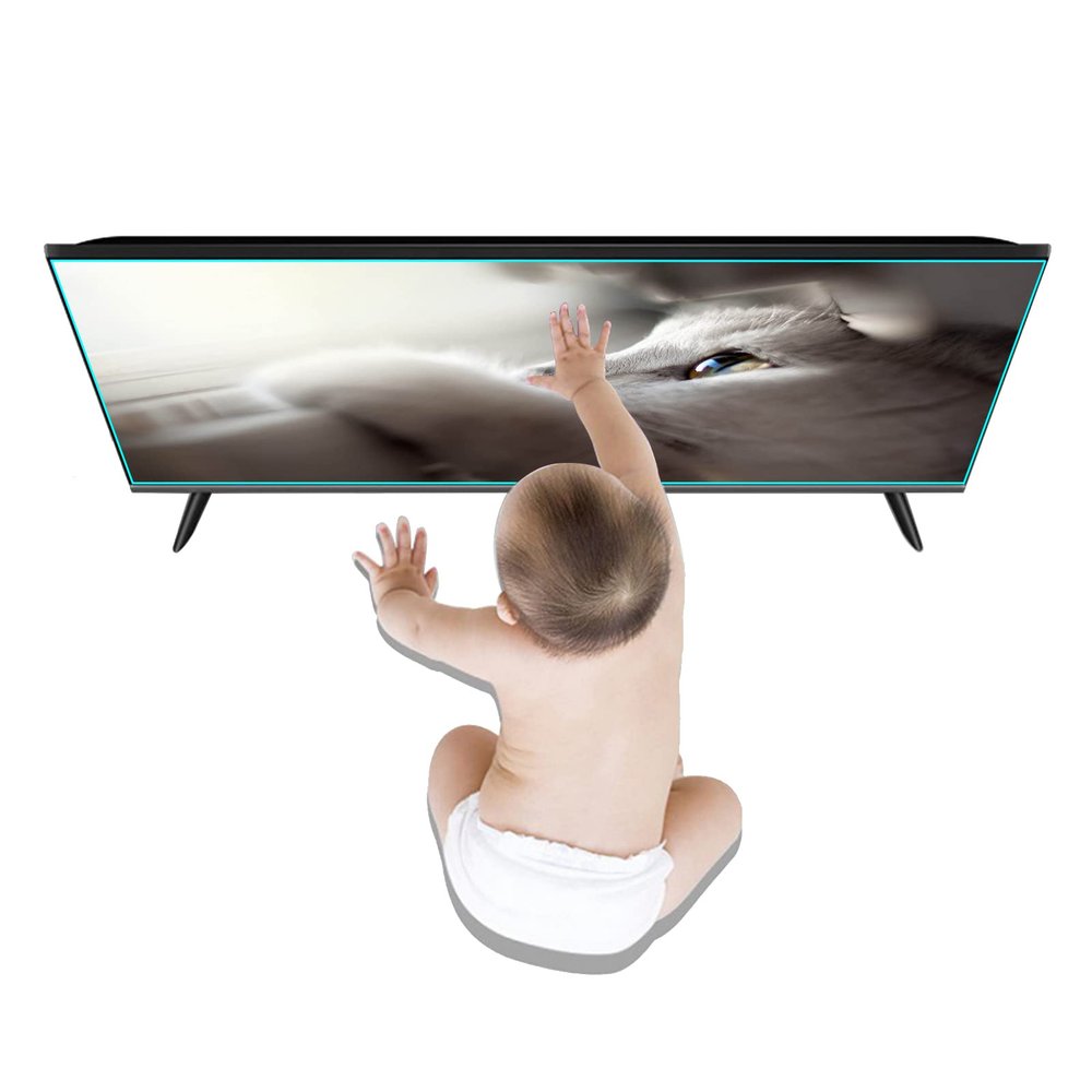 AIZYR 32-75 Inch TV Screen Protector, Anti-Glare/Anti Blue Light/Anti Scratch Film Relieve Eye Fatigue for LCD, LED, OLED & QLED 4K HDTV,32 in 698 X 392mm
