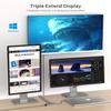 SUTOUG 12 in 1 USB C Hub, Docking Station, Triple Displays Laptop Docking Station for MacBook Pro and Windows(2 HDMI, DP, 100W PD, SD/TF Card Reader, 3 USB 3.0 Ports), MAC OS only Support Mirror Mode view 2
