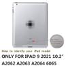 for iPad 10.2" 2021 Screen Replacement for iPad 9 9th Generation A2602 A2603 A2604 A2605 Touch Screen Digitizer Sensor Glass Panel Repair Parts Kit with Home Button +Tools +Protector Film (White) view 2