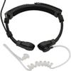 GoodQbuy Flexible Throat Mic Microphone Covert Acoustic Tube Tactical Walkie Talkies Earpiece Headset with Finger PTT is Compatible with Midland LXT118 GXT1000VP4 LXT500VP3 LXT600VP3 LXT380 2-pin view 4