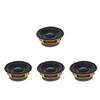 Bettomshin 4Pcs DIY Magnetic Speaker 1W 4 Ohm 50mm Diameter Round Shape Replacement Loudspeaker view 4
