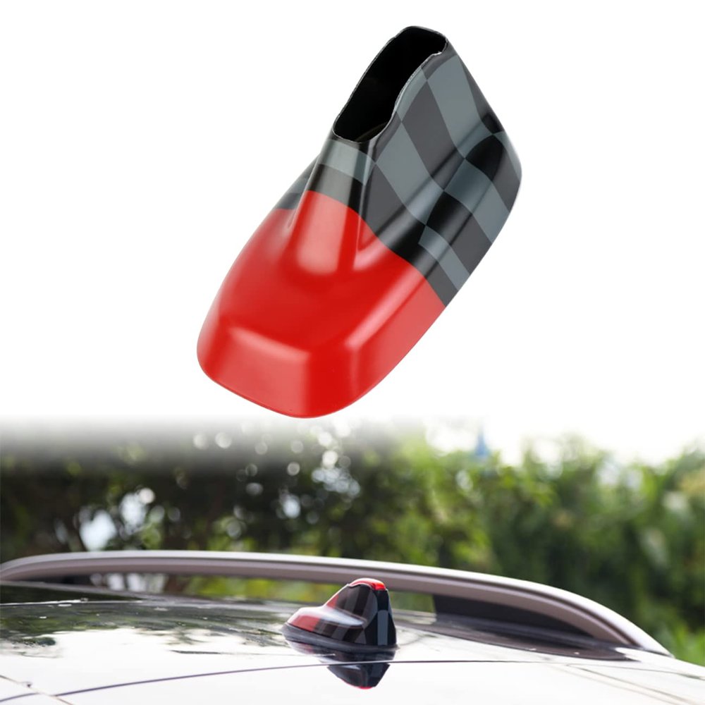 Antenna Cover Trim Cap Union Jack UK Flag ABS Sticker for Mini Cooper ONE S JCW F54 Clubman / F60 Countryman (JCW, F54 F60 Only)