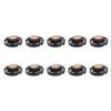 Bettomshin 10Pcs DIY Magnetic Speaker 0.25W 8 Ohm Internal Magnet Loudspeaker Speaker Round Shape Replacement Loudspeaker, 29mm Diameter view 2