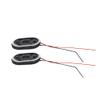 Bettomshin 2Pcs DIY Magnetic Speaker 1.5W 8 Ohm 30 x 20 x 4.5mm Oval Shape Replacement Loudspeaker view 2