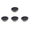 Bettomshin 4Pcs 3W 4 Ohm DIY Magnetic Speaker 40mm Diameter Round Shape Replacement Loudspeaker view 3