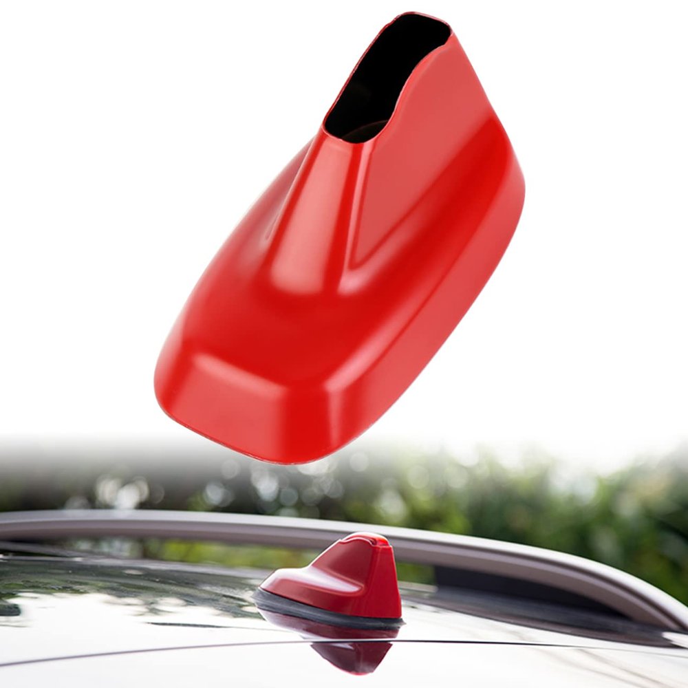 Antenna Cover Trim Cap Union Jack UK Flag ABS Sticker for Mini Cooper ONE S JCW F54 Clubman / F60 Countryman (Red,F54 F60 Only)