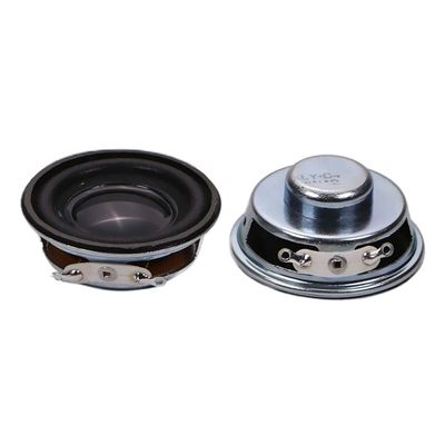 Bettomshin 4Pcs DIY Magnetic Speaker 3W 4 Ohm 40mm Diameter Round Shape Replacement Loudspeaker