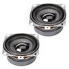 Bettomshin 2Pcs 3W 4 Ohm DIY Magnetic Speaker 52mm Diameter Round Shape Replacement Loudspeaker view 4