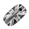 Antenna Cover Trim Cap Union Jack UK Flag ABS Sticker for Mini Cooper ONE S JCW F55 Hardtop / F56 Hatchback (Union Jack Gray/Black,F55 F56 Only) view 2