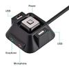 Desktop PC Switch, USB Port Power Reset with Audio and Microphone Port, 1.2m / 47.24inch, for Internet Cafes, Families, Company view 3