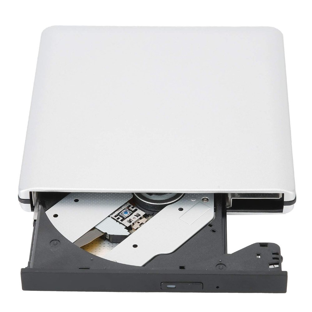 Sanpyl External CD Drive, Super Slim USB Interface Portable External DVD RW CD VCD Optical Disc Rewriter Computer Writer, for, for, for Linux, for OS X 10