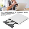 Sanpyl External CD Drive, Super Slim USB Interface Portable External DVD RW CD VCD Optical Disc Rewriter Computer Writer, for, for, for Linux, for OS X 10 view 3