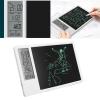 LCD Writing Tablet with, Desktop Electronic Calendar LCD Handwriting Board,Type C Rechargeable 120mAh Digital Display Notepad,with Alarm Function, for Schools, Offices, Living view 2