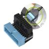 Sanpyl Motherboard 19Pin Connector, 5PCS USB 3.0 19-pin Male to Female Extension Adapter 90 Degree Angled Motherboard Internal Header, Lossless view 3