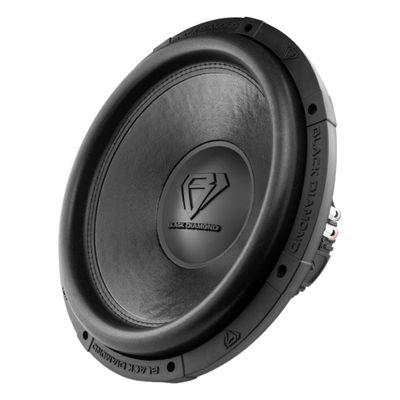 Black Diamond DIA-T15.4D 15" Car Subwoofer 2000W Max, 1000W RMS, Dual 4+4 Ohm 3" Copper Voice Coils, High-Excursion Deep Bass Subwoofer with Sandblasted Aluminum Basket (Single)