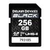 PHICOOL Delkin Devices 256GB Black UHS-II SDXC Memory Card view 1