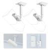 2 Pack Speaker Wall Mount Brackets for Bose UB-20, UB-20 Series II, Wall Mount Ceiling Bracket for Lifestyle 600 ST535 ST525 ST520 535III 525III CM520 SoundTouch JC-II AM6-V AM10-V AM10IV-White view 1