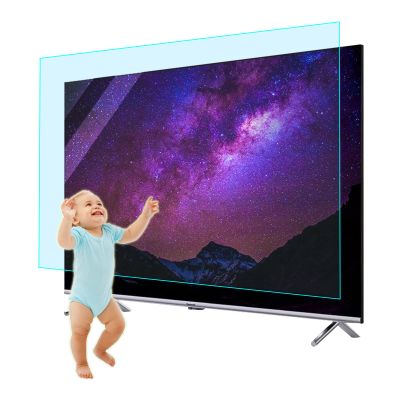AIZYR Anti Scratch TV Screen Protector, Anti-Glare/Anti Blue Light Filter Film Reduce Digital Eye Strain Help Sleep Better,75in 1645 X 930mm