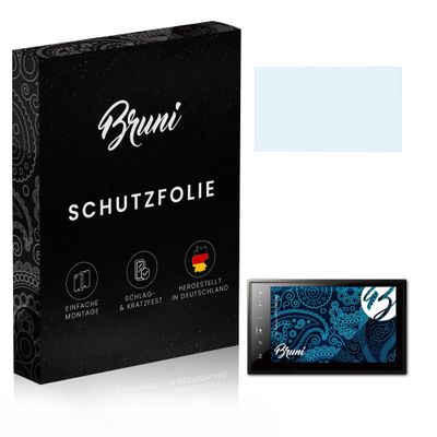 Bruni Screen Protector compatible with Pioneer SPH-EVO82DAB Protector Film, crystal clear Protective Film (2X)
