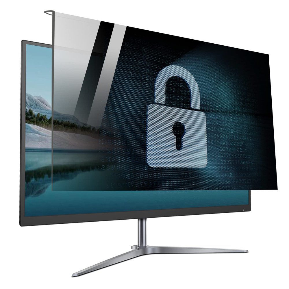 JCSKY Acrylic Computer Privacy Film for Widescreen Monitor Frame, Eye Protection for Diagonal 17-32 Inch Widescreen Desktop PC Monitor, Hanging Installation,21in(537330mm)