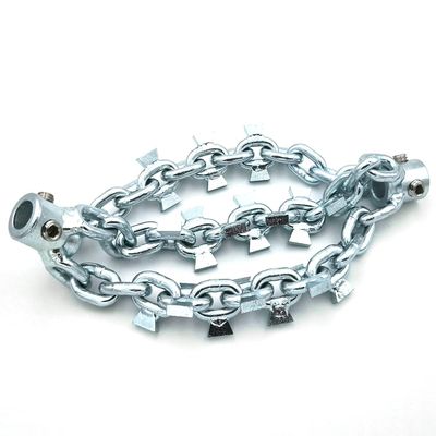 LEADFEN with carbide-tip drain cleaning cutter DN100mm pipe cleaning knocker 8mm flexible snake cable drain cleaning bendable